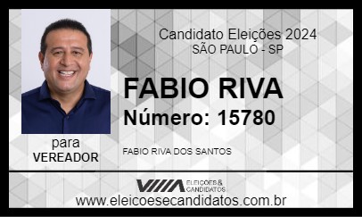 Candidato FABIO RIVA 2024 - SÃO PAULO - Eleições