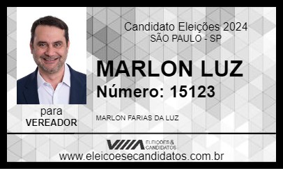 Candidato MARLON LUZ 2024 - SÃO PAULO - Eleições