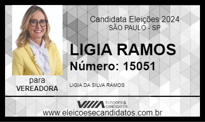 Candidato LIGIA RAMOS 2024 - SÃO PAULO - Eleições