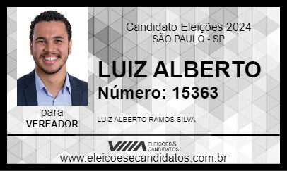 Candidato LUIZ ALBERTO 2024 - SÃO PAULO - Eleições