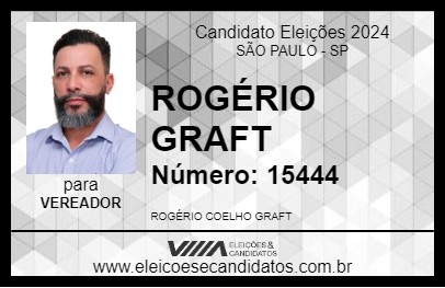 Candidato ROGÉRIO GRAFT 2024 - SÃO PAULO - Eleições