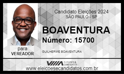 Candidato BOAVENTURA 2024 - SÃO PAULO - Eleições