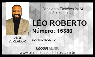 Candidato LÉO ROBERTO 2024 - SÃO PAULO - Eleições