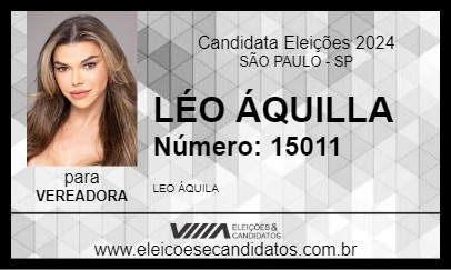 Candidato LÉO ÁQUILLA 2024 - SÃO PAULO - Eleições