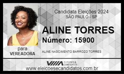 Candidato ALINE TORRES 2024 - SÃO PAULO - Eleições