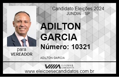 Candidato ADILTON GARCIA 2024 - JUNDIAÍ - Eleições