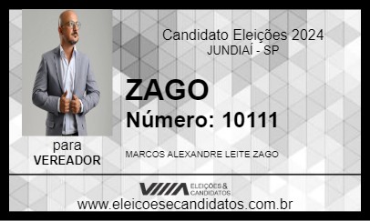 Candidato ZAGO 2024 - JUNDIAÍ - Eleições