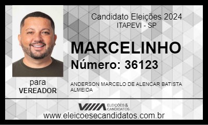 Candidato MARCELINHO 2024 - ITAPEVI - Eleições