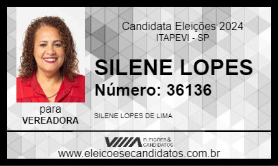 Candidato SILENE LOPES 2024 - ITAPEVI - Eleições