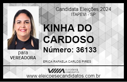 Candidato KINHA DO CARDOSO 2024 - ITAPEVI - Eleições