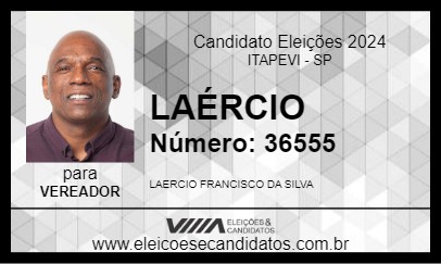 Candidato LAÉRCIO 2024 - ITAPEVI - Eleições