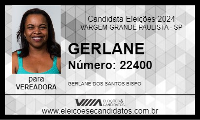 Candidato GERLANE 2024 - VARGEM GRANDE PAULISTA - Eleições