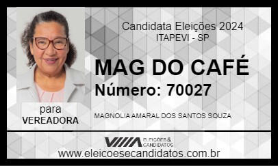 Candidato MAG DO CAFÉ 2024 - ITAPEVI - Eleições