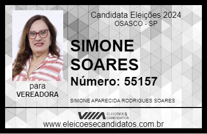 Candidato SIMONE SOARES 2024 - OSASCO - Eleições