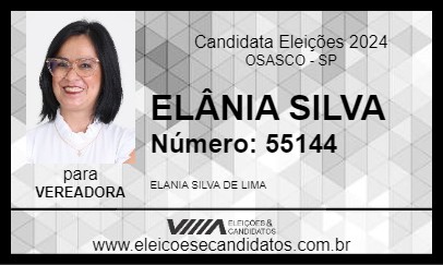 Candidato ELÂNIA SILVA 2024 - OSASCO - Eleições