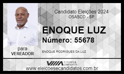 Candidato ENOQUE LUZ 2024 - OSASCO - Eleições