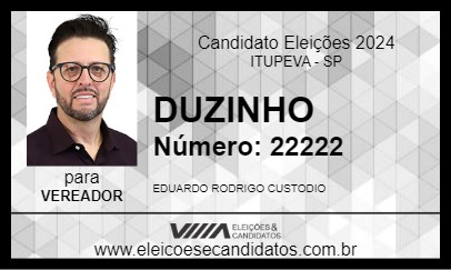 Candidato DUZINHO 2024 - ITUPEVA - Eleições