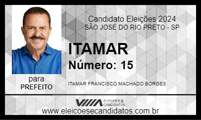 Candidato ITAMAR 2024 - SÃO JOSÉ DO RIO PRETO - Eleições