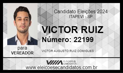 Candidato VICTOR RUIZ 2024 - ITAPEVI - Eleições