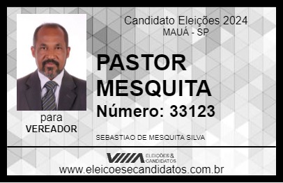 Candidato MESQUITA O LOCUTOR 2024 - MAUÁ - Eleições