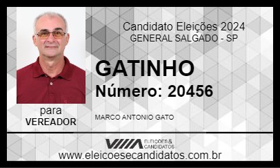 Candidato GATINHO 2024 - GENERAL SALGADO - Eleições