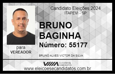 Candidato BRUNO BAGINHA 2024 - ITAPEVI - Eleições