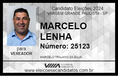 Candidato MARCELO LENHA 2024 - VARGEM GRANDE PAULISTA - Eleições