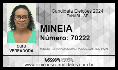 Candidato MINEIA 2024 - TANABI - Eleições