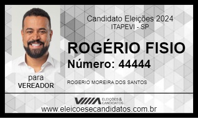 Candidato ROGÉRIO FISIO 2024 - ITAPEVI - Eleições