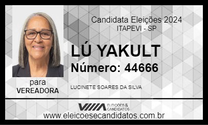 Candidato LÚ YAKULT 2024 - ITAPEVI - Eleições