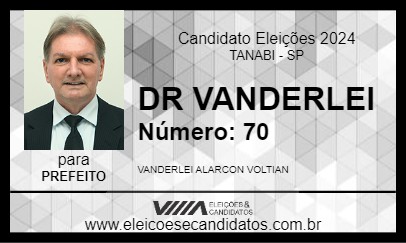 Candidato DR VANDERLEI 2024 - TANABI - Eleições