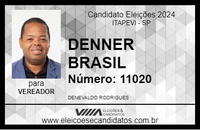 Candidato DENNER BRASIL 2024 - ITAPEVI - Eleições