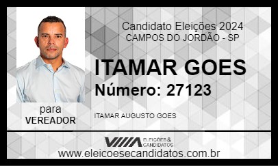 Candidato ITAMAR GOES 2024 - CAMPOS DO JORDÃO - Eleições