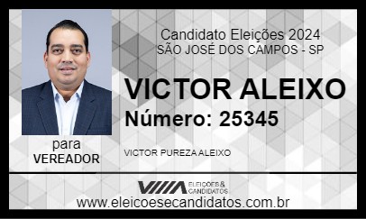 Candidato VICTOR ALEIXO 2024 - SÃO JOSÉ DOS CAMPOS - Eleições