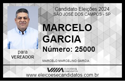 Candidato MARCELO GARCIA 2024 - SÃO JOSÉ DOS CAMPOS - Eleições