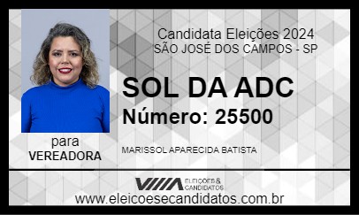 Candidato SOL DA ADC 2024 - SÃO JOSÉ DOS CAMPOS - Eleições