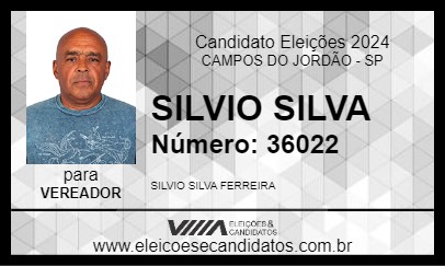 Candidato SILVIO SILVA 2024 - CAMPOS DO JORDÃO - Eleições