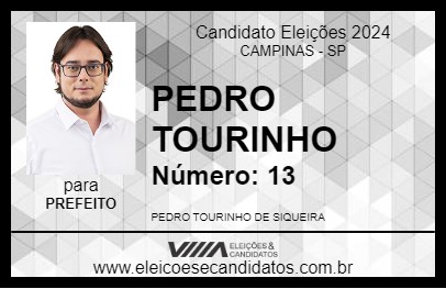 Candidato PEDRO TOURINHO 2024 - CAMPINAS - Eleições