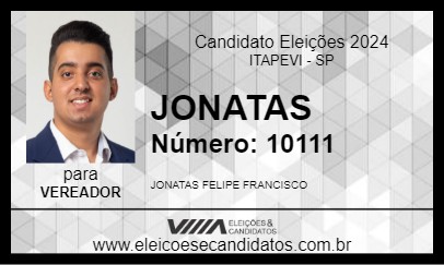 Candidato JONATAS 2024 - ITAPEVI - Eleições