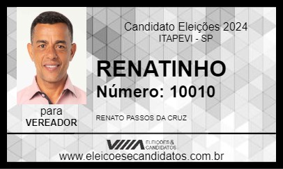 Candidato RENATINHO 2024 - ITAPEVI - Eleições