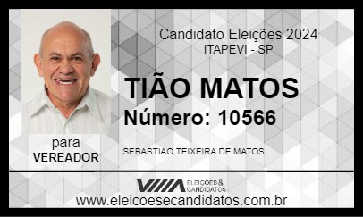 Candidato TIÃO MATOS 2024 - ITAPEVI - Eleições