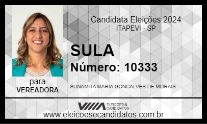 Candidato SULA 2024 - ITAPEVI - Eleições