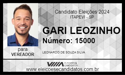 Candidato GARI LEOZINHO 2024 - ITAPEVI - Eleições