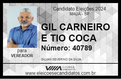 Candidato GIL CARNEIRO 2024 - MAUÁ - Eleições