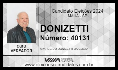 Candidato DONIZETTI 2024 - MAUÁ - Eleições