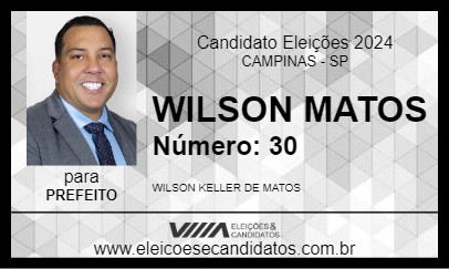 Candidato WILSON MATOS 2024 - CAMPINAS - Eleições