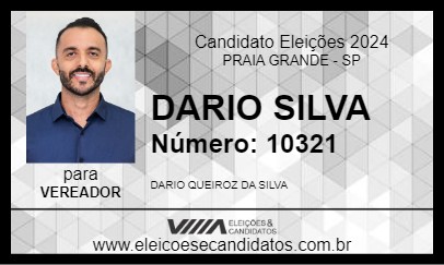 Candidato DARIO SILVA 2024 - PRAIA GRANDE - Eleições