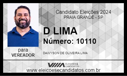 Candidato D LIMA 2024 - PRAIA GRANDE - Eleições