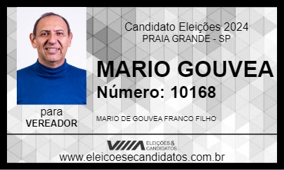 Candidato MARIO GOUVEA 2024 - PRAIA GRANDE - Eleições