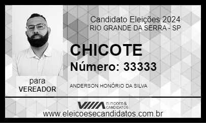 Candidato CHICOTE 2024 - RIO GRANDE DA SERRA - Eleições